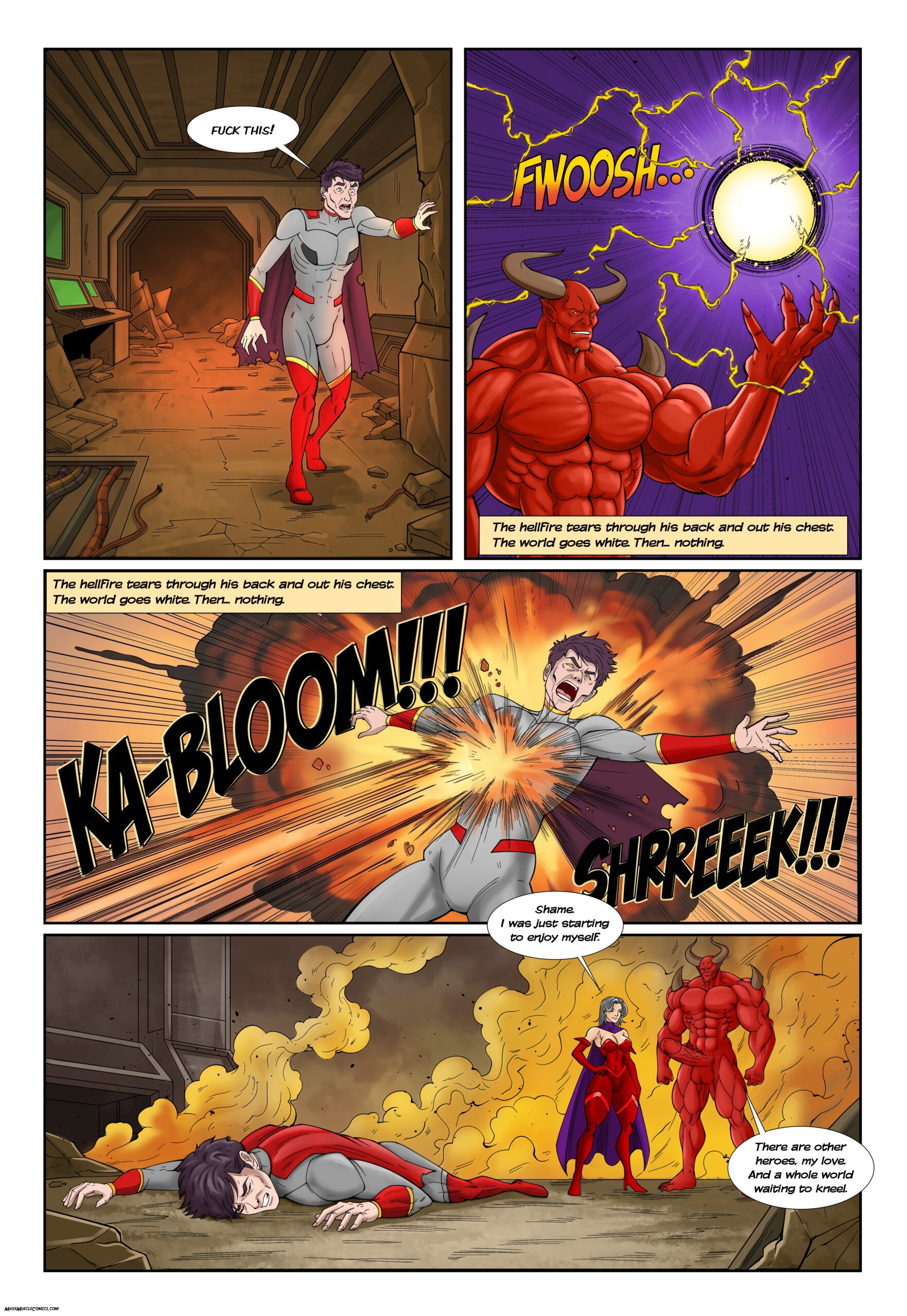 male muscle growth comic