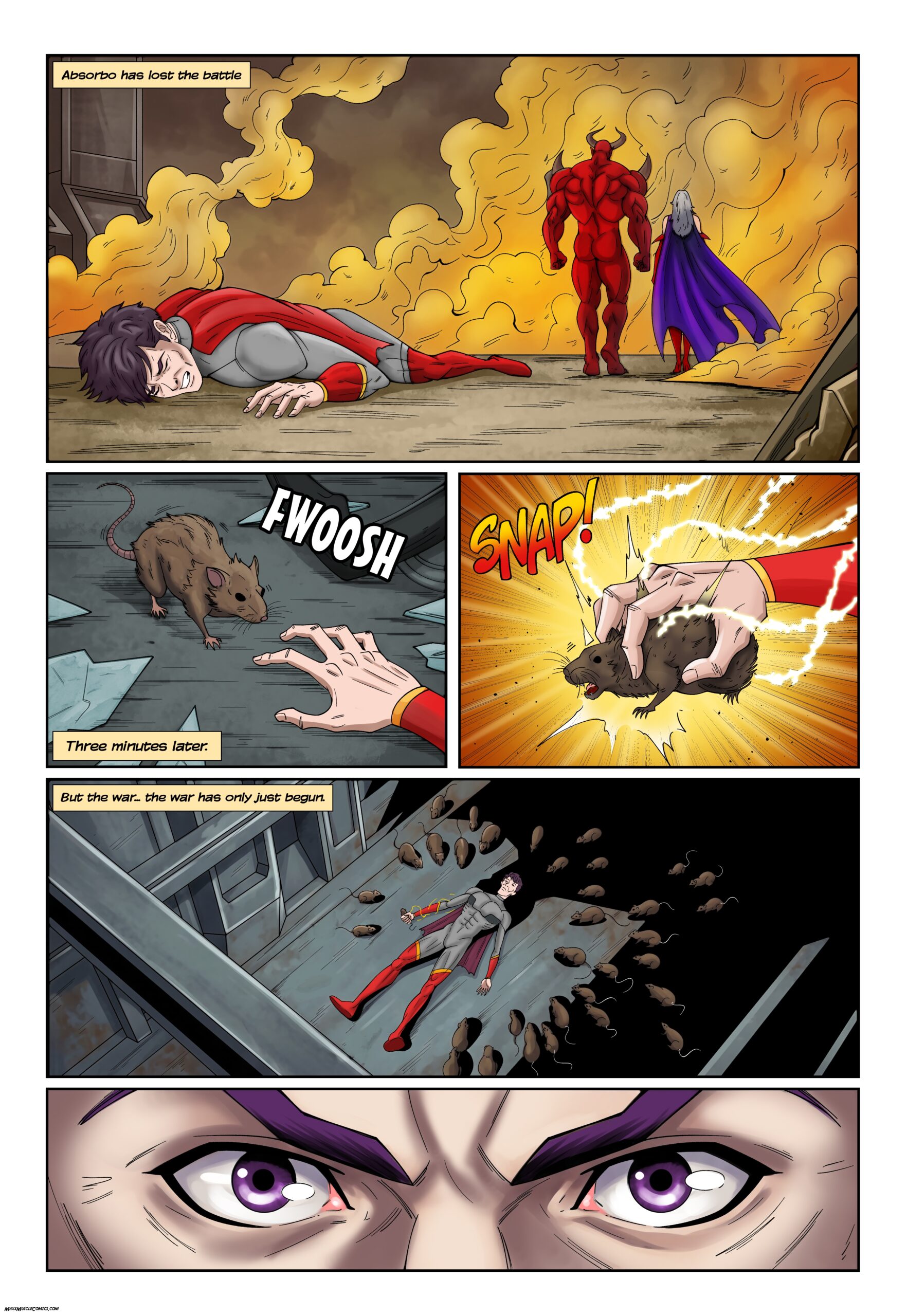 male muscle growth comic
