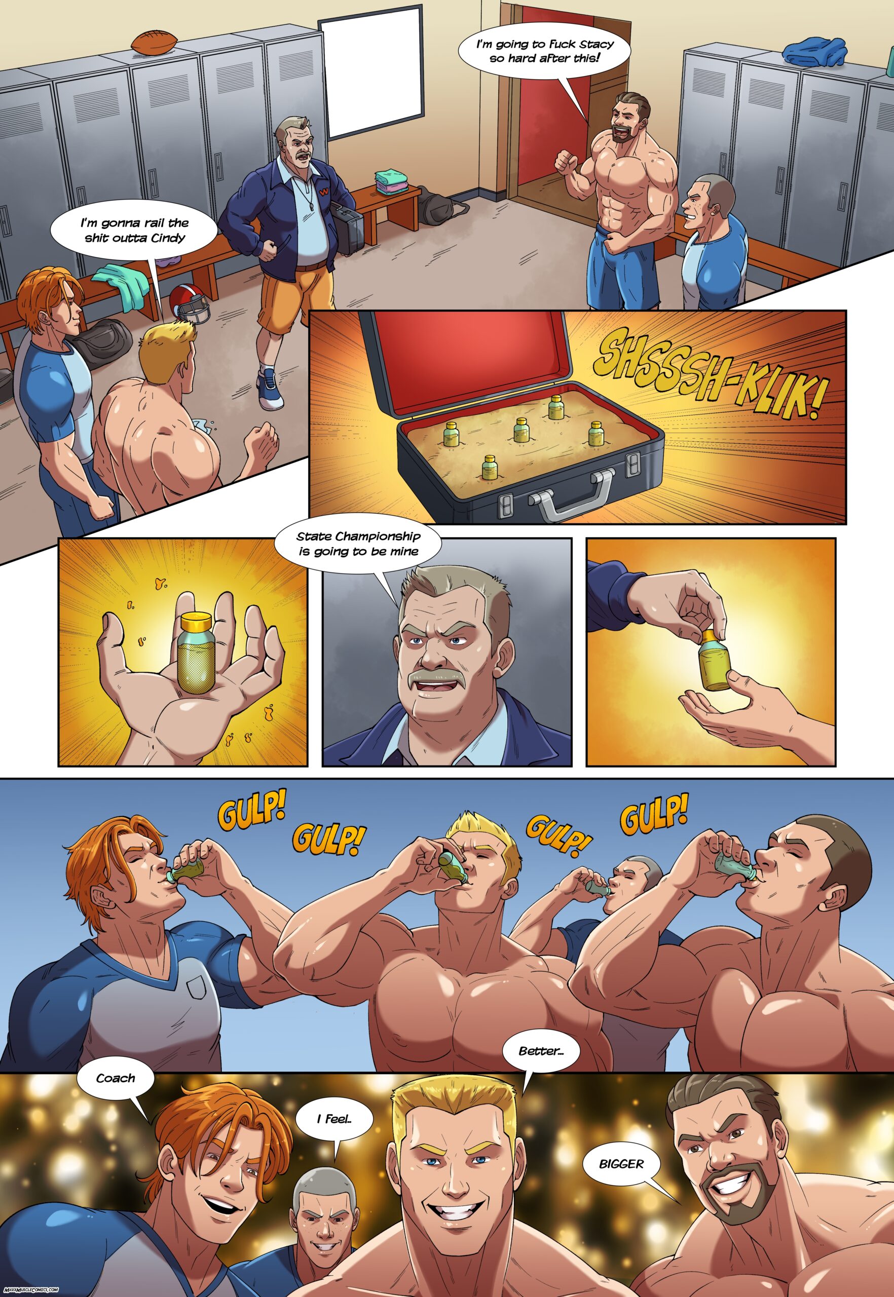 muscle growth comic